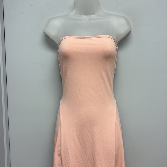 Susana Monaco Strapless High Low Dress -Blush Size Medium - Picture 2 of 13